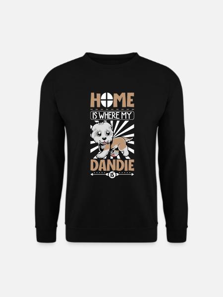 Home - Dandie Dinmont Terrier - Unisex Sweatshirt - black