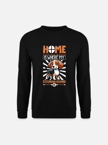 Home - Estonian Hound - Unisex Sweatshirt - black