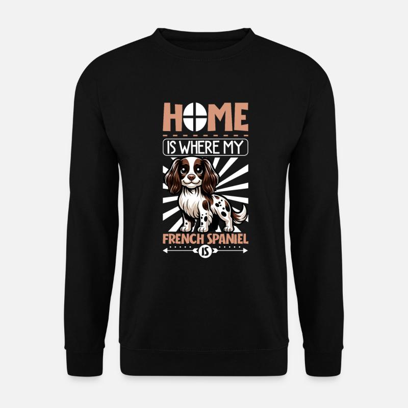 Home - Epagneul Français - Unisex Sweatshirt - black