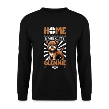 Accueil - Irish Glen of Imaal Terrier - Sweat-shirt Unisexe - noir - Devant - Alina (178cm) & Michal (187cm)