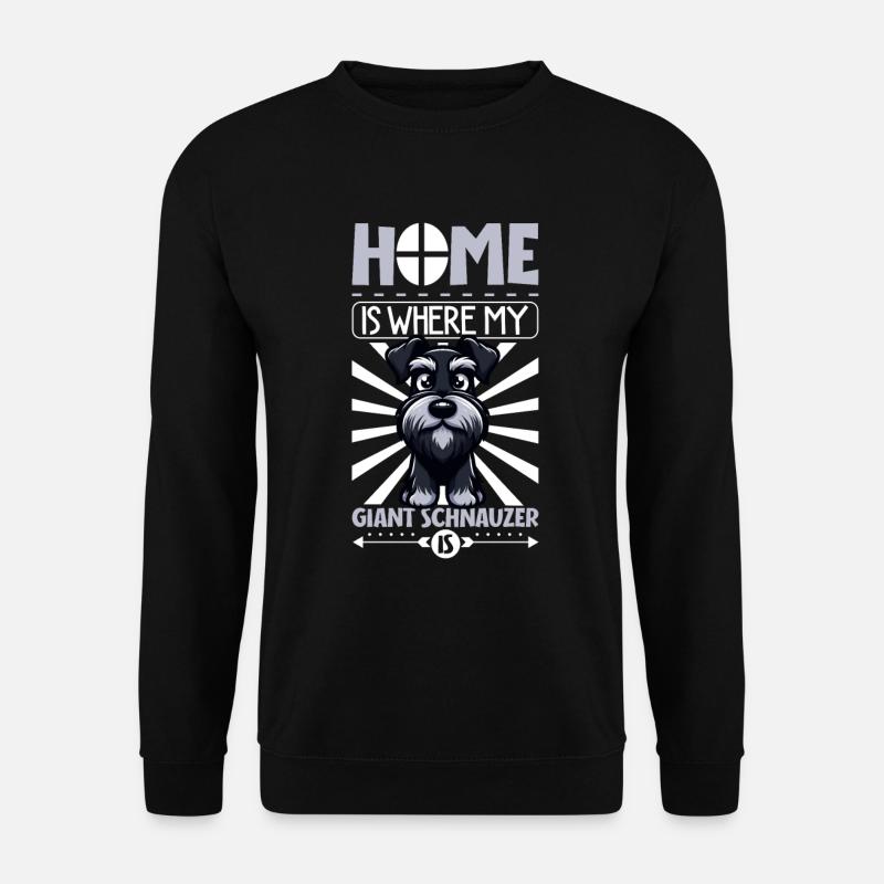 Accueil - Schnauzer géant - Sweat-shirt Unisexe - noir