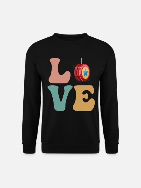 LOVE Yoyo - Unisex Sweatshirt - black