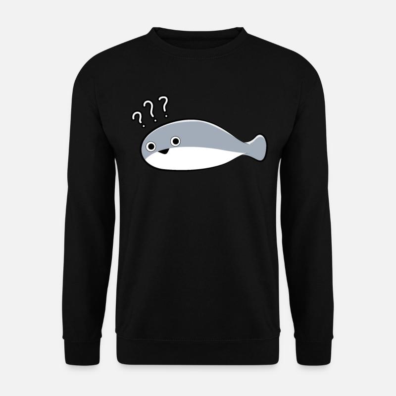Sacambaspis Ancient Fish Meme Uncertain - Unisex Sweatshirt - black