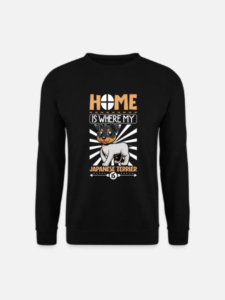 Accueil - Terrier japonais - Sweat-shirt Unisexe - noir