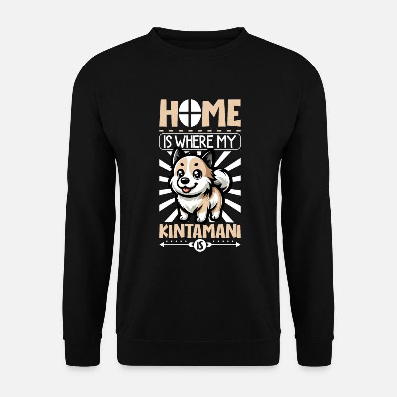 Zuhause - Kintamani - Unisex Pullover - Schwarz