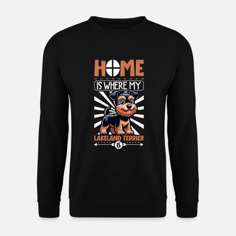 Home - Lakeland Terrier - Unisex Sweatshirt - black
