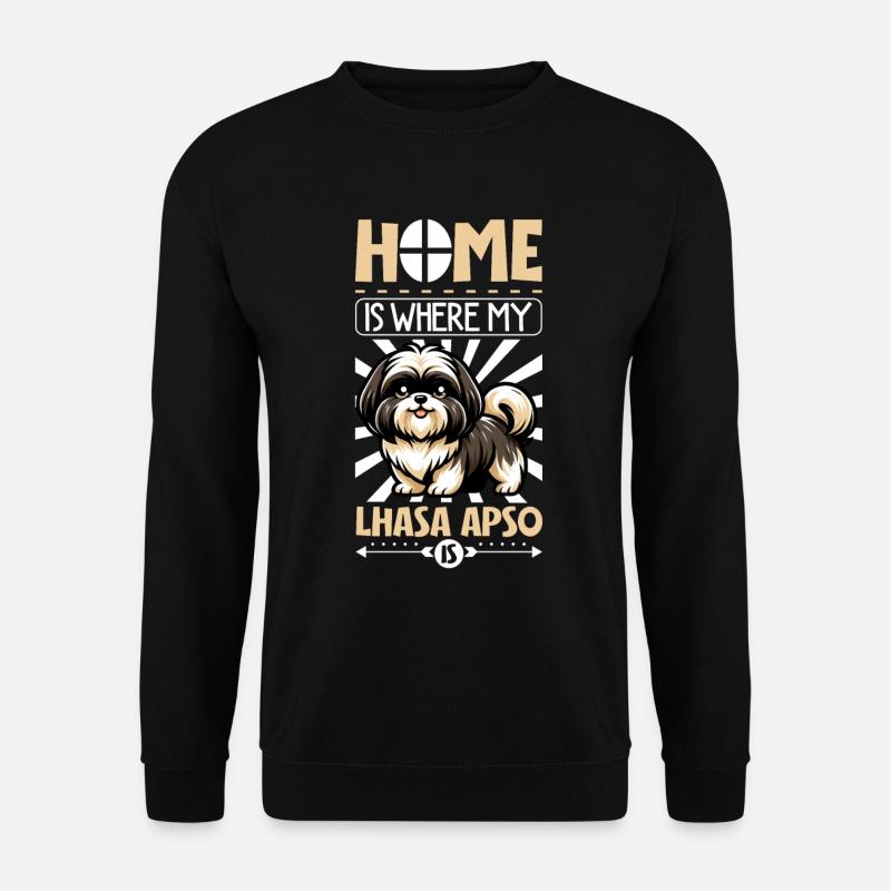 Accueil - Lhassa Apso - Sweat-shirt Unisexe - noir