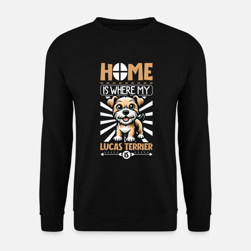 Home - Lucas Terrier - Unisex Sweatshirt - black
