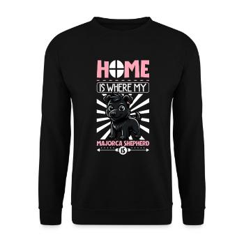 Zuhause - Ca de bestiar - Unisex Pullover - Schwarz - Vorne - Alina (178cm) & Michal (187cm)