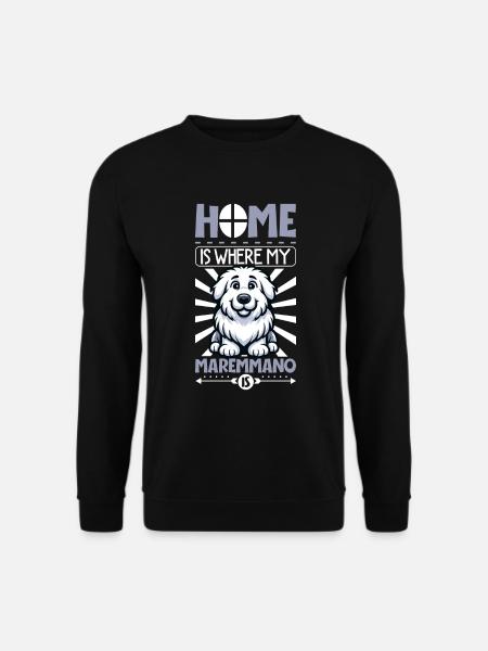 Home - Maremma Abruzzo Shepherd Dog - Unisex Sweatshirt - black
