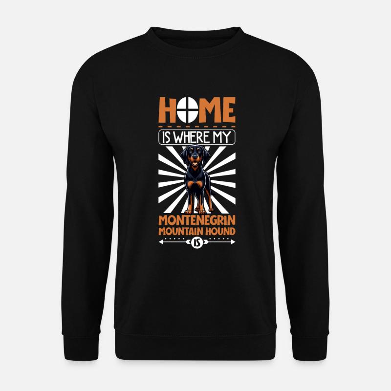 Home - Montenegrin Mountain Hound - Unisex Sweatshirt - black