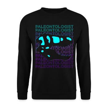 Paléontologue Paléontologie Fossile Rétro - Sweat-shirt Unisexe - noir - Devant - Alina (178cm) & Michal (187cm)