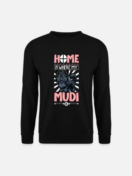 Home - Mudi - Unisex Sweatshirt - black