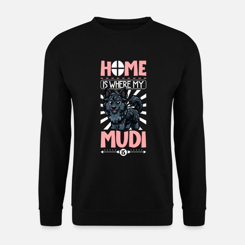 Home - Mudi - Unisex Sweatshirt - black