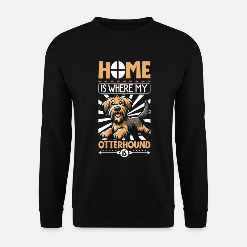 Home - Otterhound - Unisex Sweatshirt - black