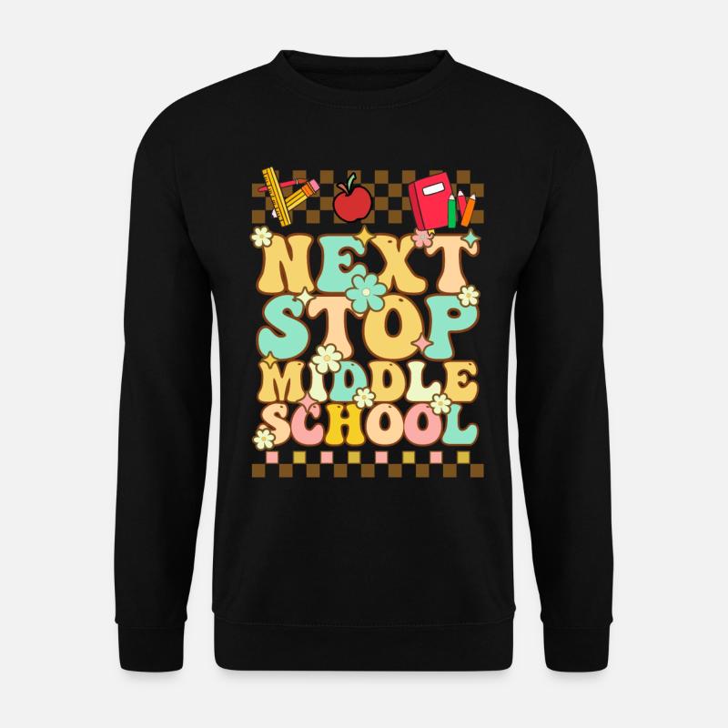 Nächster Halt Mittelschule Grundschule - Unisex Pullover - Schwarz