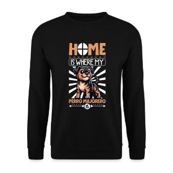 Accueil - Majorero Canario - Sweat-shirt Unisexe - noir - Devant - Alina (178cm) & Michal (187cm)