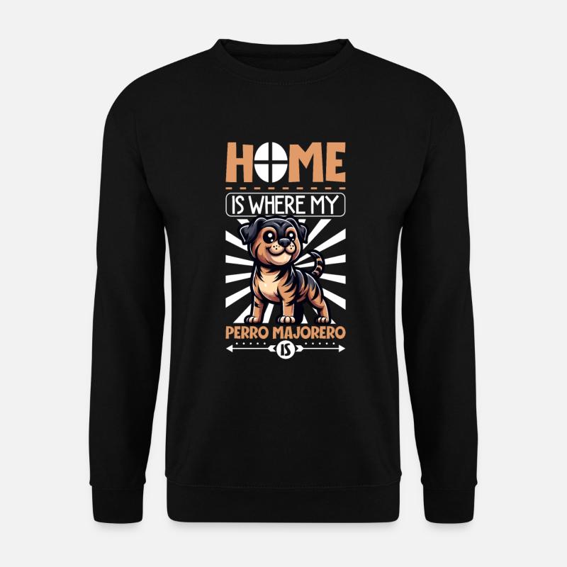 Zuhause - Majorero Canario - Unisex Pullover - Schwarz