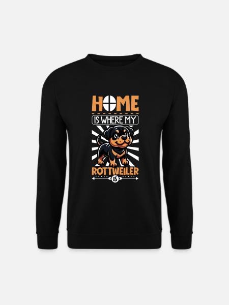 Home - Rottweiler - Unisex Sweatshirt - black