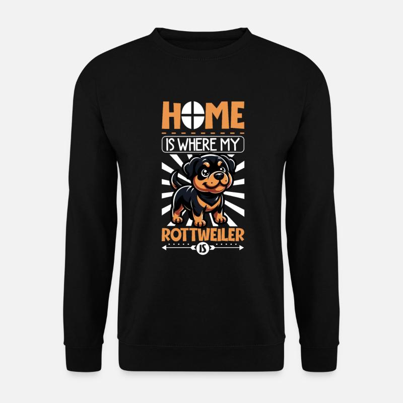 Home - Rottweiler - Unisex Sweatshirt - black