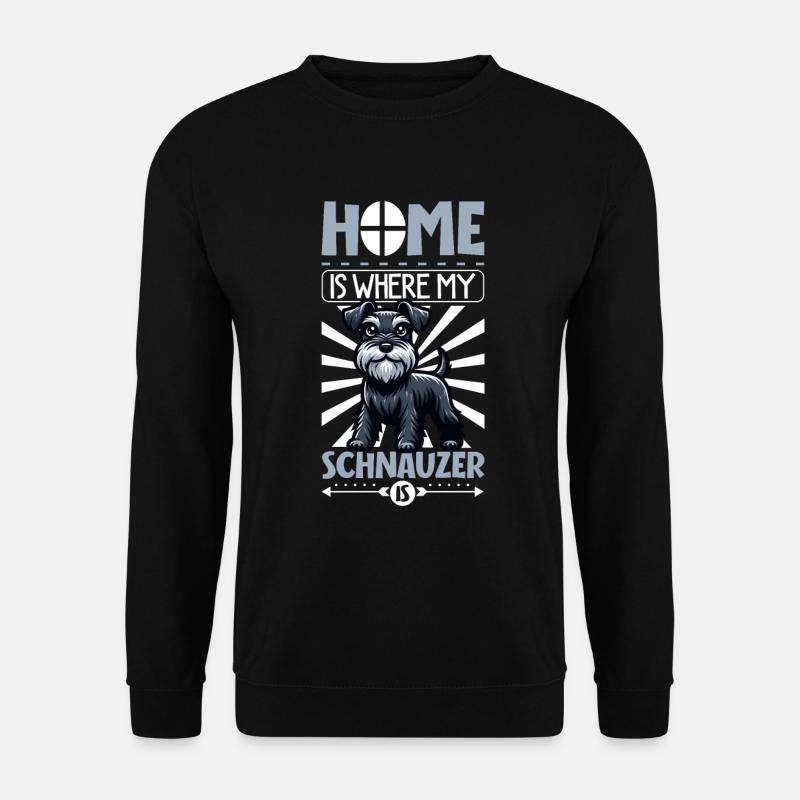 Home - Schnauzer - Unisex Sweatshirt - black
