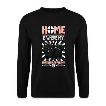 Accueil - Laponie suédoise - Sweat-shirt Unisexe - noir - Devant - Alina (178cm) & Michal (187cm)