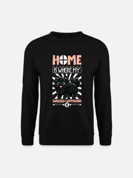 Home - Swedish Lapphund - Unisex Sweatshirt - black