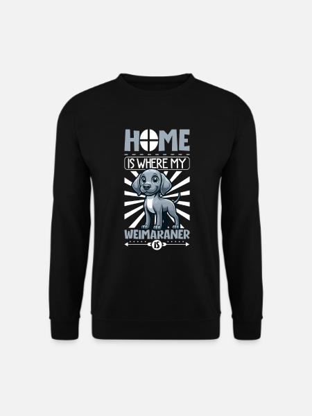 Accueil - Braque de Weimar - Sweat-shirt Unisexe - noir