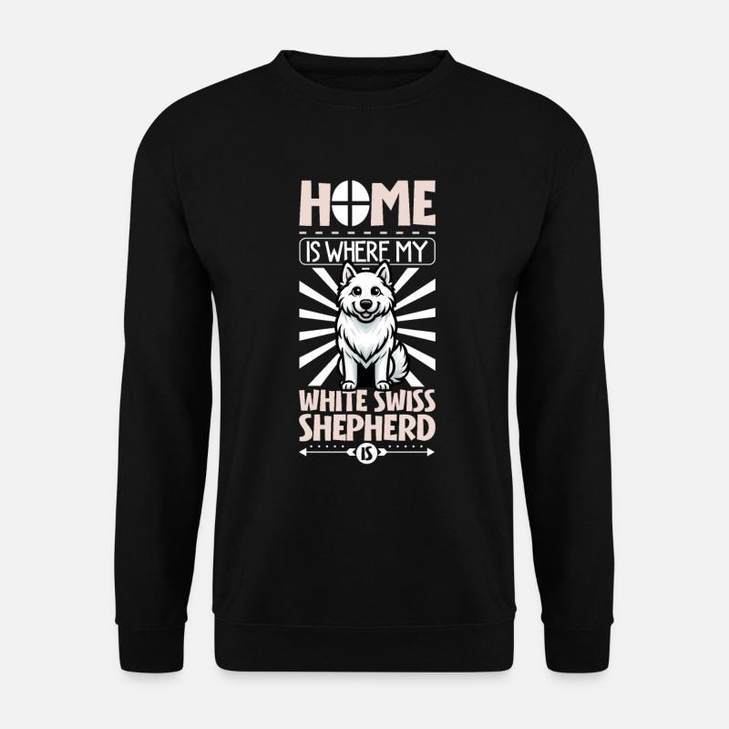 Home - Berger Blanc Suisse - Unisex Sweatshirt - black