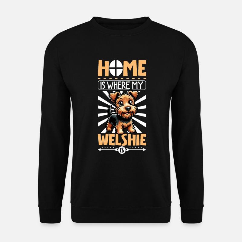 Accueil - Welsh Terrier - Sweat-shirt Unisexe - noir