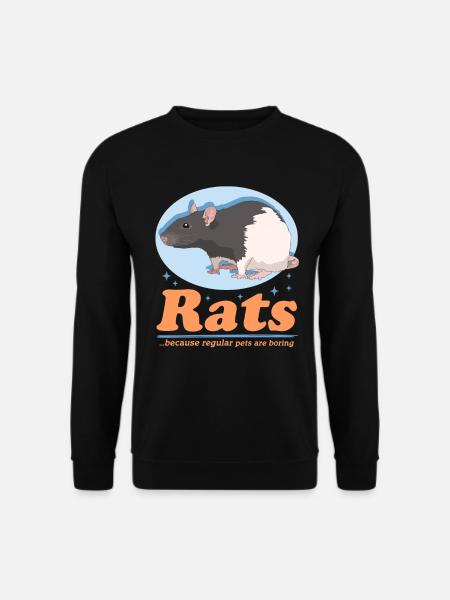 Rat Owner Rat Gift - Unisex Sweatshirt - black