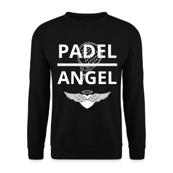PADEL ANGEL - Unisex Sweatshirt - black - Front - Alina (178cm) & Michal (187cm)