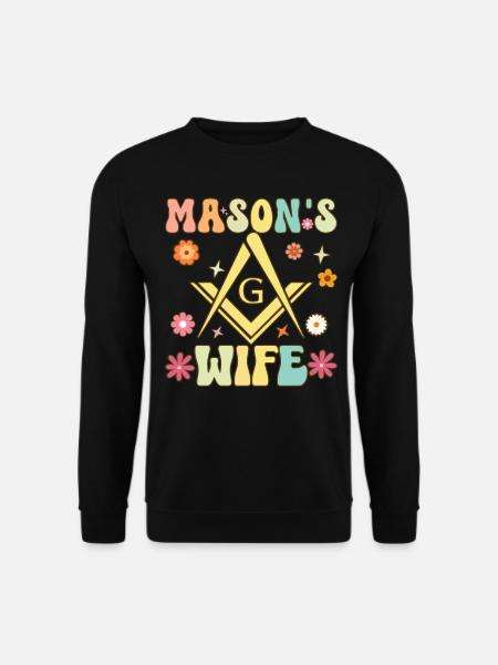 Franc-maçon Groovy Franc-maçonnerie Franc-maçonnerie - Sweat-shirt Unisexe - noir
