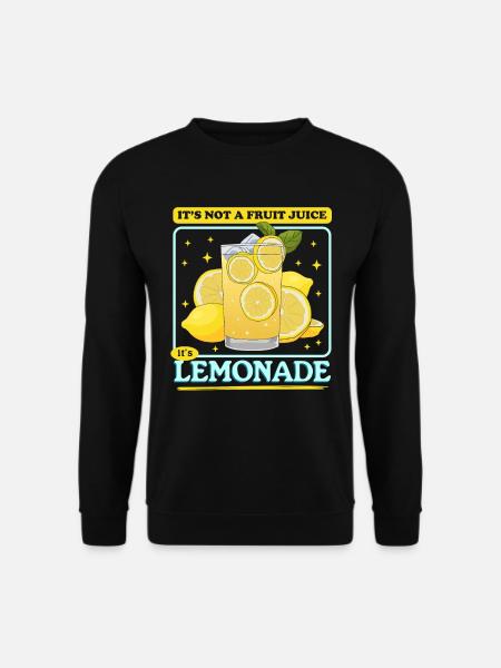 Lemonade Lemon Effervescent Lemonade Gift - Unisex Sweatshirt - black