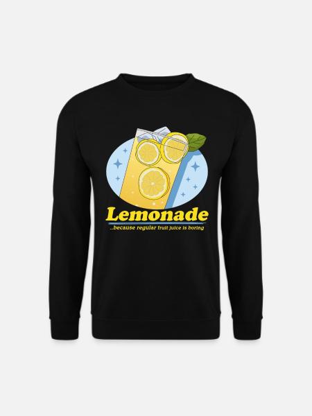 Lemonade Effervescent Lemon Lemonade Gift - Unisex Sweatshirt - black