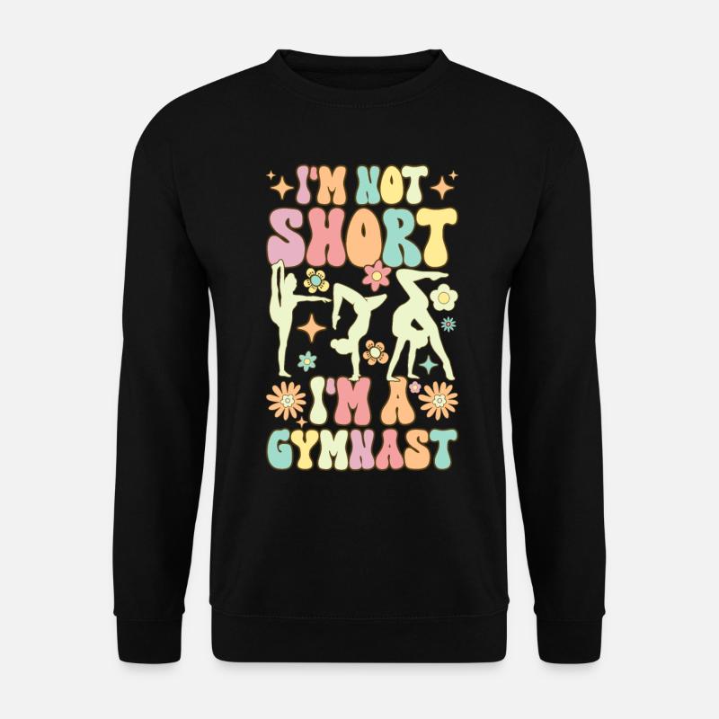 Ich bin nicht klein, ich bin ein Turner Groovy Gym - Unisex Pullover - Schwarz