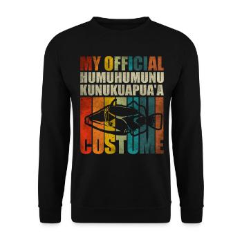 Humuhumunukunukuapua'a Hawaiianischer Riff-Drücker - Unisex Pullover - Schwarz - Vorne - Alina (178cm) & Michal (187cm)