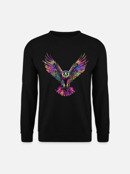 Falknerei Falkner Pop Art - Unisex Pullover - Schwarz