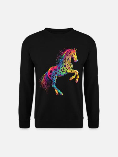 Appaloosa cheval Pop Art - Sweat-shirt Unisexe - noir