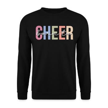 Pom-pom girls pom-pom girls - Sweat-shirt Unisexe - noir - Devant - Alina (178cm) & Michal (187cm)