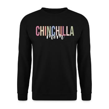 Weibliche Chinchilla-Liebhaberin - Unisex Pullover - Schwarz - Vorne - Alina (178cm) & Michal (187cm)