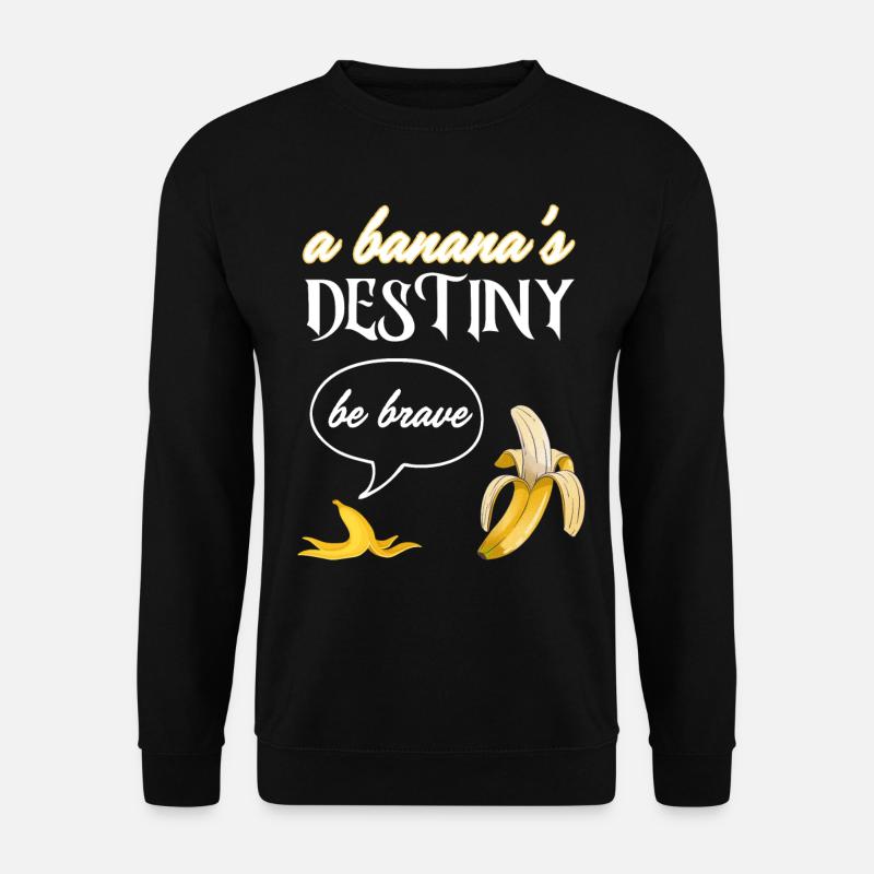 Le destin d’une banane - Sweat-shirt Unisexe - noir