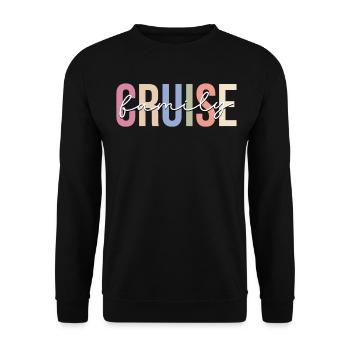 Croisière Vacances Croisière Bateau de croisière - Sweat-shirt Unisexe - noir - Devant - Alina (178cm) & Michal (187cm)