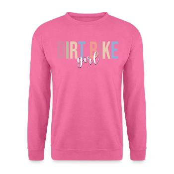 Dirt Biking Bikers Motocross - Sweat-shirt Unisexe - rose - Devant