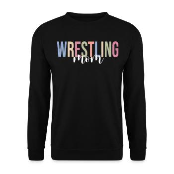 Wrestler - Unisex Sweatshirt - black - Front - Alina (178cm) & Michal (187cm)