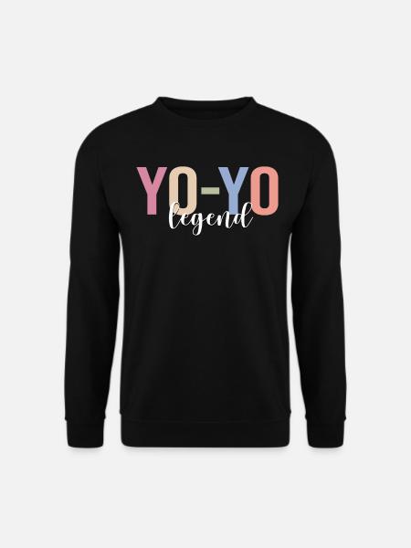 Yoyo - Unisex Pullover - Schwarz