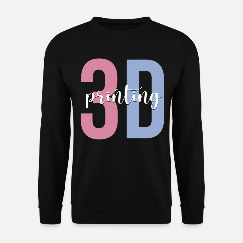 3D-Drucker-Maschine - Unisex Pullover - Schwarz
