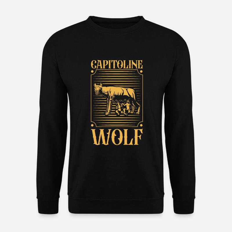 Capitoline Wolf - Unisex Sweatshirt - black