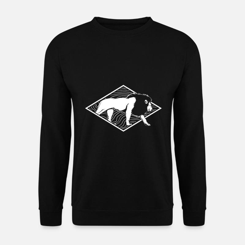 Lion - Unisex Sweatshirt - black