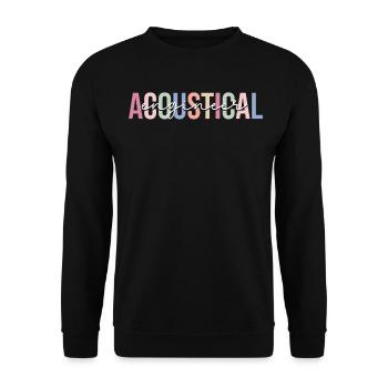 Technology Acoustic Engineer - Unisex Sweatshirt - black - Front - Alina (178cm) & Michal (187cm)